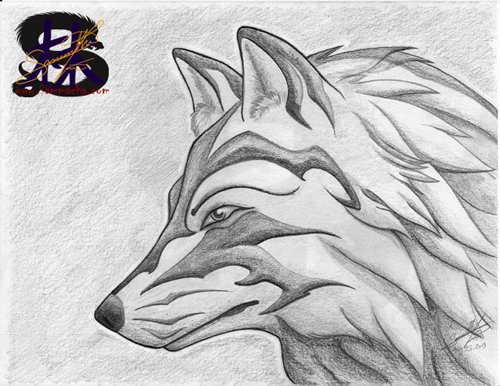 Рисунки карандашом волк граффити