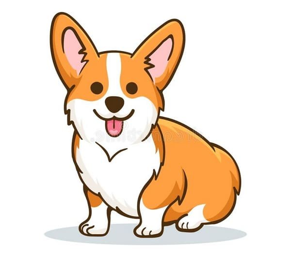 Корги вектор