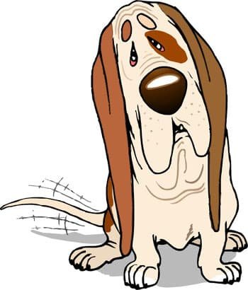 Мультяшные грустные собаки