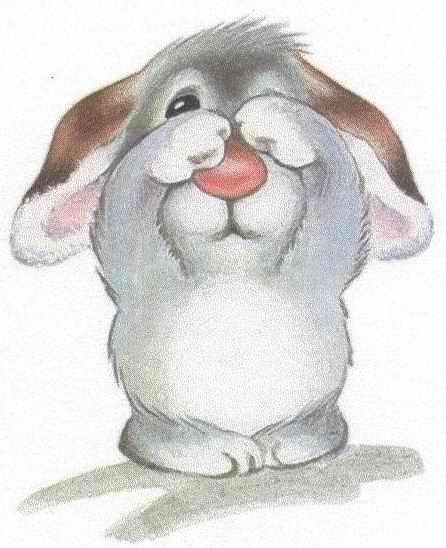 Грустный заяц