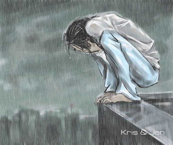 Аниме одиночество и боль девушки