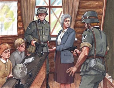 Л Кассиль у классной доски