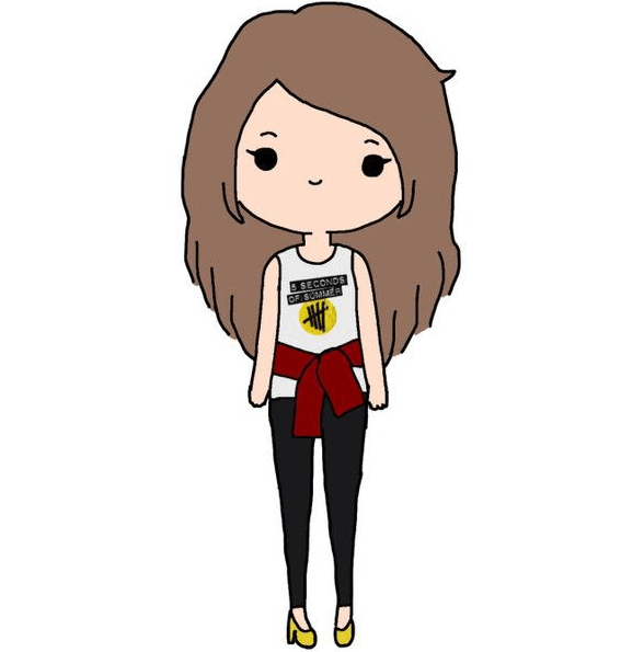 Рисунки для ЛД девочки