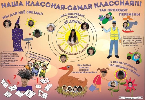 Наша классная самая классная плакат