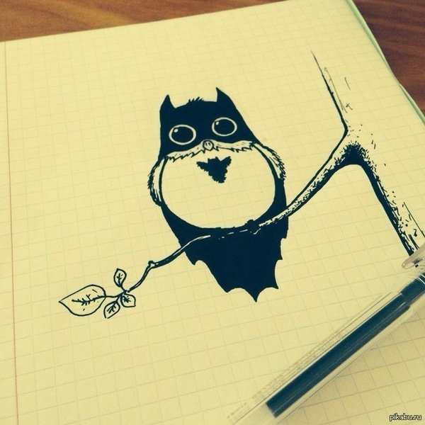 Милые рисунки для скетчбука