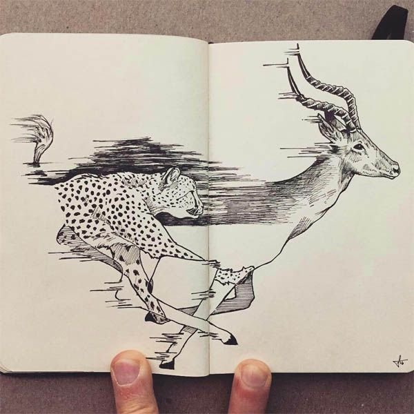 Зарисовки для скетчбука