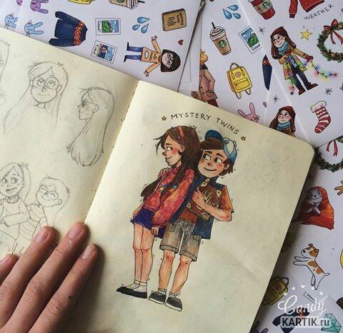 Идеи для рисования в артбуке