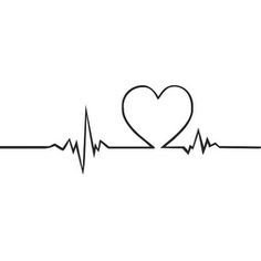 Пульс тату трафарет