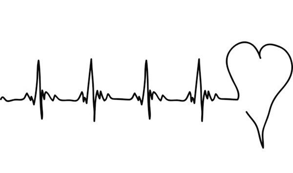 Пульс с сердцем эскиз