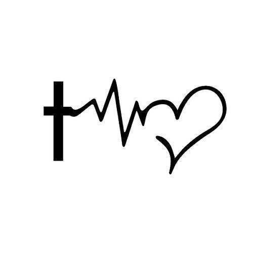 Сердцебиение тату эскиз