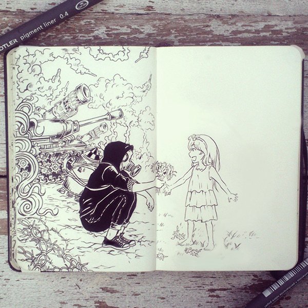 Депрессивный скетчбук