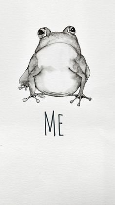 Милые лягушки для скетчбука