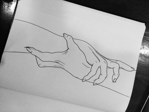 Зарисовки для скетчбука руки