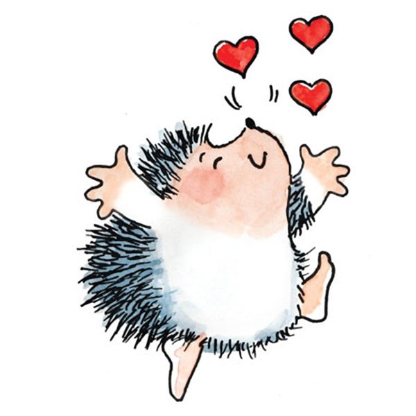 Еж с сердечком