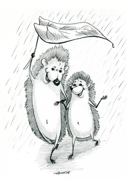 Рисунки ежиков прикольные