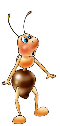Муравей мультяшный