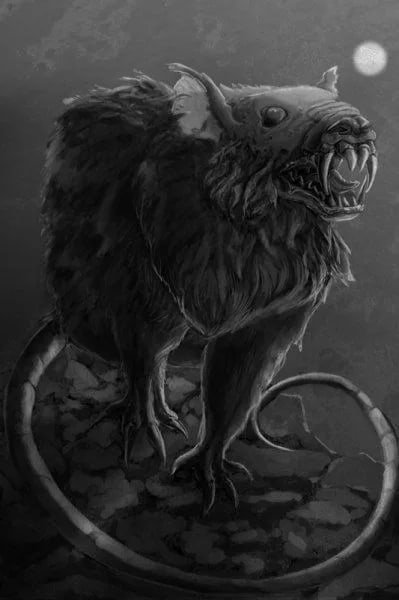 Страшная крыса рисунок (62 фото)