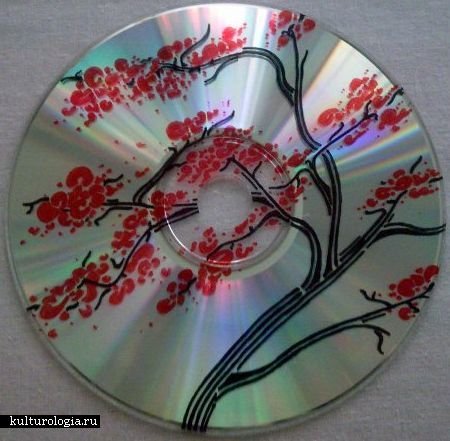 Рисование на дисках