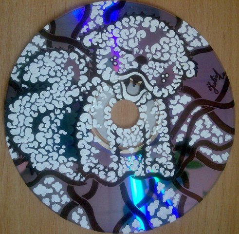 Панно на дисках