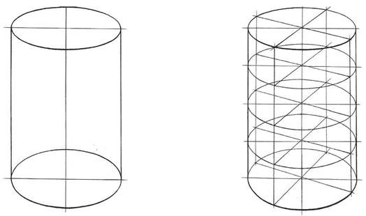 Рисование цилиндра