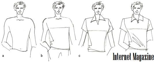 Рубашка на манекене рисунок