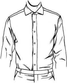 Мужские рубашки Наброски