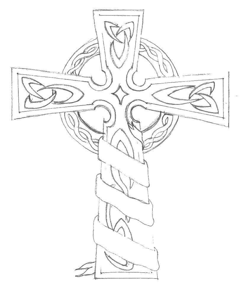 Нарисовать крест