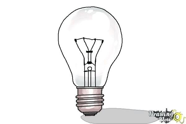 Лампочка карандашом