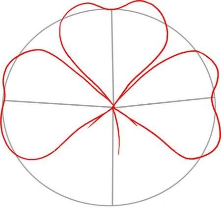 Поэтапное рисование клевера