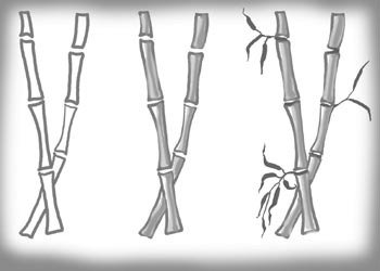 Бамбук стилизация