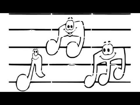 Нарисовать Ноты поэтапно