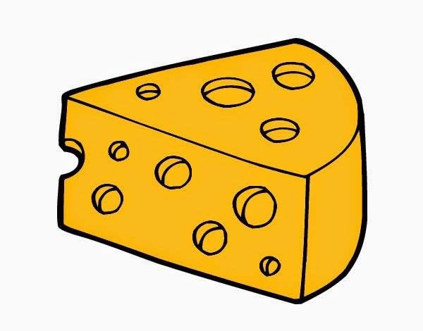 Cheese simple drawing