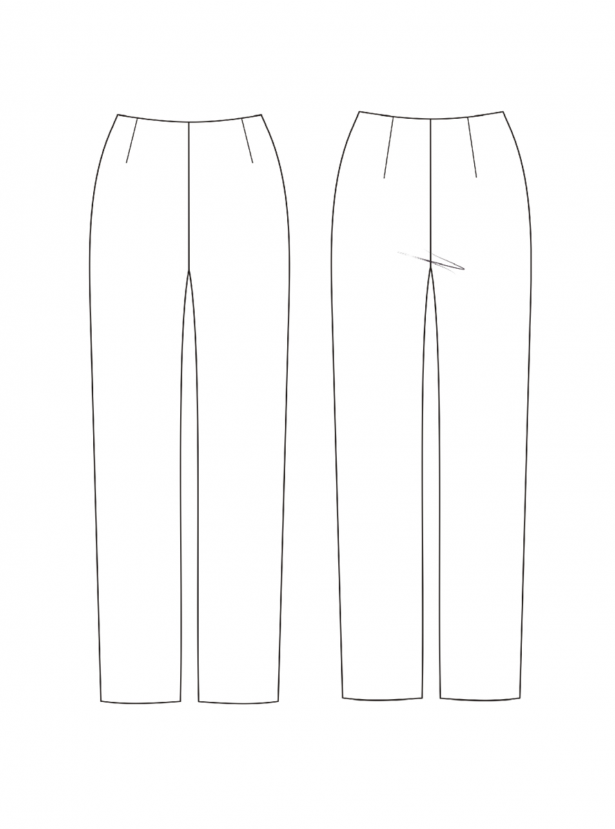 Как нарисовать штаны