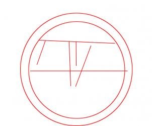 Пентаграмма рисунок карандашом поэтапно