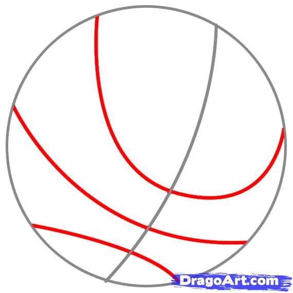 Нарисовать футбольный мяч карандашом