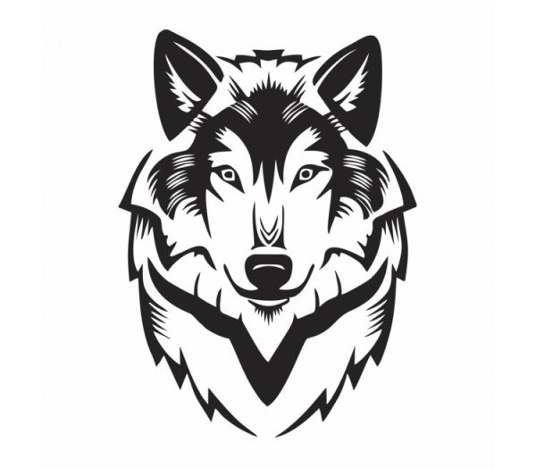 Волк трайбл эскиз