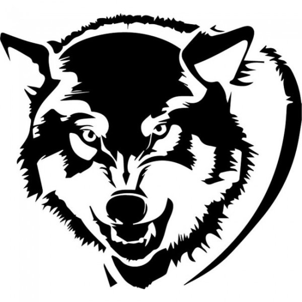 Векторное изображение волка