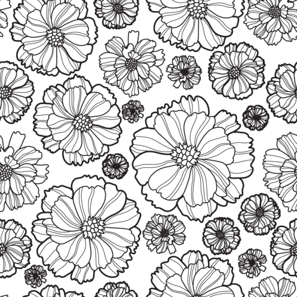 Векторные цветы