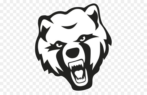 Голова медведя рисунок