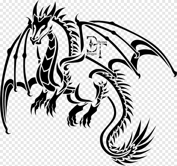 Векторная Графика дракон