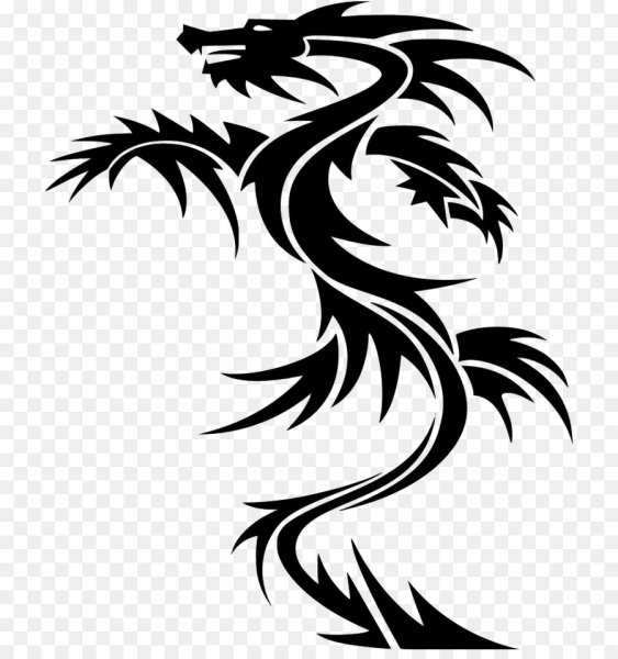 Векторное изображение дракона