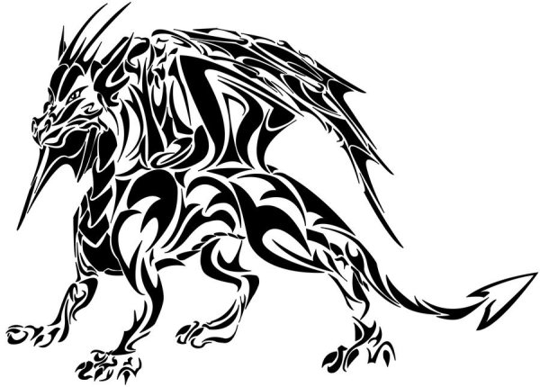 Дракон вектор