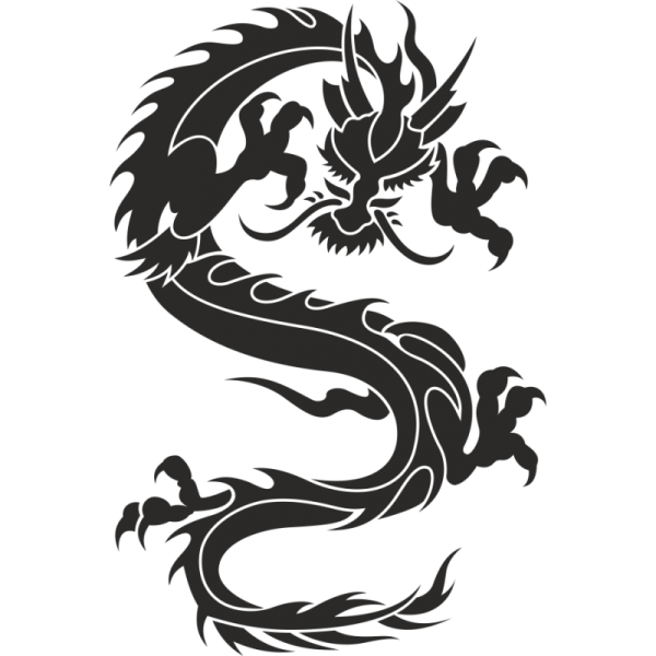 Тату дракон