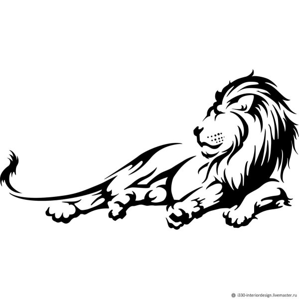Лев для плоттера