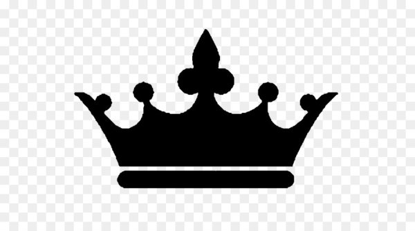 Корона черно белая