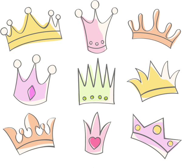 Корона вектор мультяшная