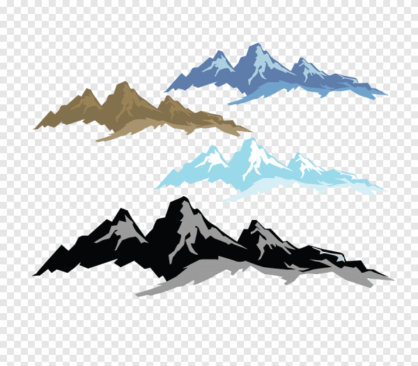 Стилизованные горы