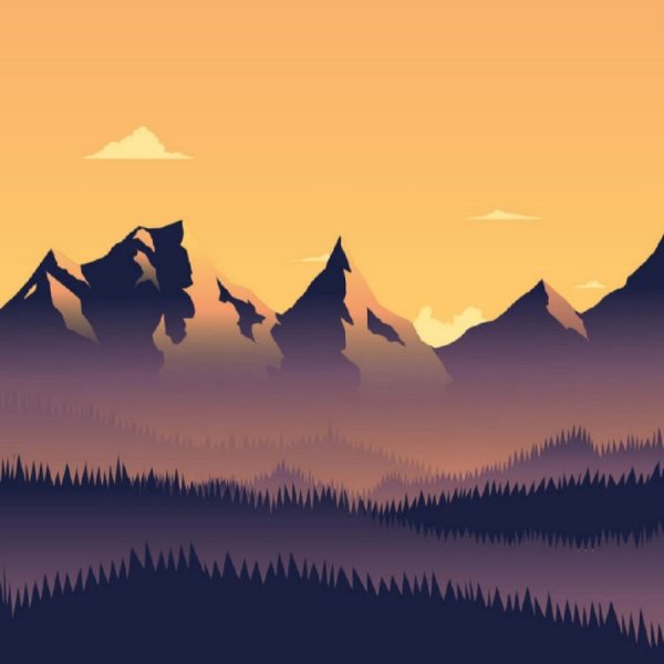 Горы вектор