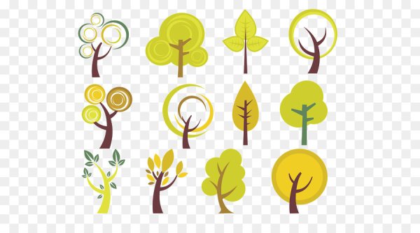 Силуэт дерева