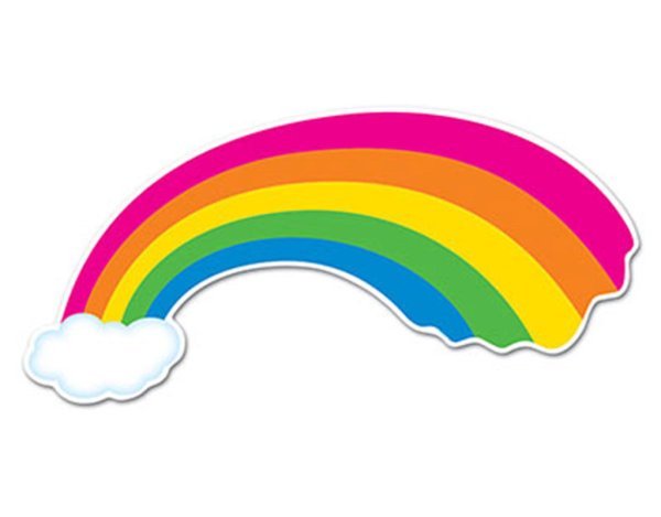 Радуга мультяшная